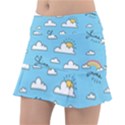 Sky Pattern Classic Tennis Skirt View1