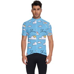 Sky Pattern Men s Short Sleeve Cycling Jersey