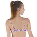 Purple-owl-pattern-background Tie Up Cut Bikini Top View2