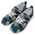 Seamless-pattern-owls-dreaming Women s Velcro Strap Shoes View2