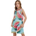 Watermelon Fruit Juicy Summer Heat Kids  Basketball Mesh Set View2