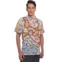 Vintage World Map Europe Globe Country State Men s Polo T-Shirt View1