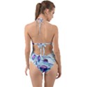 Water Tide Gemstone Halter Cut-Out One Piece Swimsuit View2