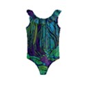 Spectral Forest Nature Kids  Frill Swimsuit View1