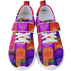 Bottles Colorful Women s Velcro Strap Shoes
