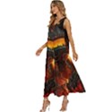 Dragon Art Fire Digital Fantasy V-Neck Sleeveless Loose Fit Overalls View2