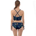 Monster Alien Pattern Seamless Background Mini Tank Bikini Set View2