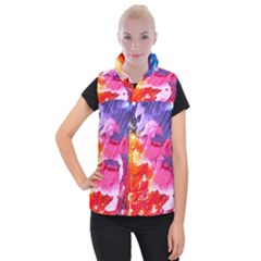 Colorful-100 Women s Button Up Vest