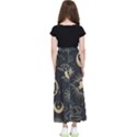 Asian Seamless Pattern With Clouds Moon Sun Stars Vector Collection Oriental Chinese Japanese Korean Kids  Flared Maxi Skirt View2