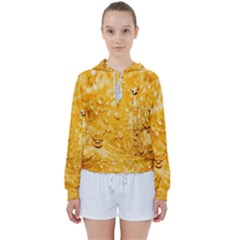 Water-gold Women s Tie Up Sweat