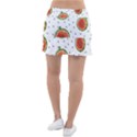 Seamless Background Pattern with Watermelon Slices Classic Tennis Skirt View2