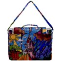 Beauty Stained Glass Castle Building Box Up Messenger Bag View3