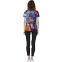 Beauty Stained Glass Castle Building Short Sleeve Pocket Shirt View2