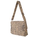Aztec Tribal African Egyptian Style Seamless Pattern Vector Antique Ethnic Full Print Messenger Bag (M) View2