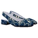 Cute Seamless Owl Background Pattern Women s Classic Slingback Heels View3
