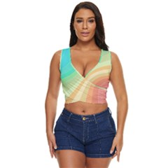 Arrangement-aesthetics-aesthetic Women s Sleeveless Wrap Top