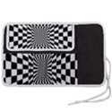 Optical-illusion-chessboard-tunnel Pen Storage Case (S) View2