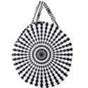 Starburst-sunburst-hypnotic Giant Round Zipper Tote View2