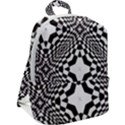 Tile-repeating-pattern-texture Zip Up Backpack View2
