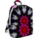 Kaleidoscope-round-metal Zip Up Backpack View2