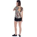 Hieroglyphics-goddess-queen Back Circle Cutout Sports T-Shirt View2