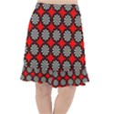 Darts-dart-board-board-target-game Fishtail Chiffon Skirt View1