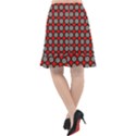 Darts-dart-board-board-target-game Fishtail Chiffon Skirt View2