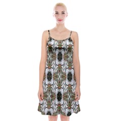 Background-baitik Spaghetti Strap Velvet Dress