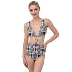 Background-baitik Tied Up Two Piece Swimsuit