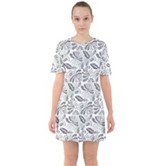 Batik Klasik In Indonesia Sixties Short Sleeve Mini Dress