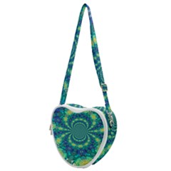 Fractal Heart Shoulder Bag