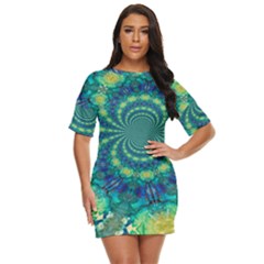 Fractal Just Threw It On Dress