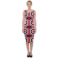 Motif-20 Sleeveless Pencil Dress