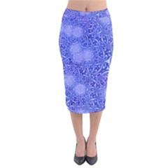Retro-01 Velvet Midi Pencil Skirt
