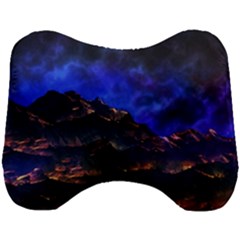 Landscape-sci-fi-alien-world Head Support Cushion