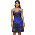 Landscape-sci-fi-alien-world V-Neck Pocket Summer Dress  View1