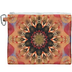Abstract-kaleidoscope-design Canvas Cosmetic Bag (xxxl) by Bedest
