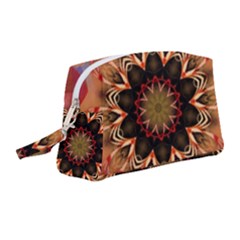Abstract-kaleidoscope-design Wristlet Pouch Bag (medium) by Bedest