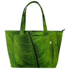 Green-leaf-plant-freshness-color Back Pocket Shoulder Bag  by Bedest