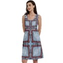 Pattern-cross-geometric-shape Classic Skater Dress View1