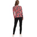 Letters Alphabet Typography Texture Women s Long Sleeve Rash Guard View2