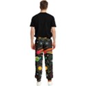 Space Seamless Pattern Men s Elastic Waist Pants View2