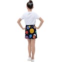 Circle Illustration Space Art Cute Pattern Kids  Tennis Skirt View2