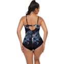 Smoke-flame-dynamic-wave-motion Retro Full Coverage Swimsuit View4