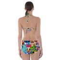 Illustration Cartoon Character Animal Cute Cut-Out One Piece Swimsuit View2
