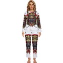 Samurai Katana Warrior Womens  Long Sleeve Lightweight Pajamas Set View1