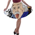 Albert Einstein Physicist A-line Skater Skirt View1