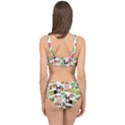 Corgis Hula Pattern Cage Up Bikini Set View2