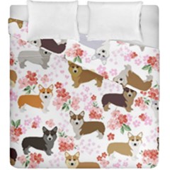 Corgis Corgi Pattern Duvet Cover Double Side (king Size)
