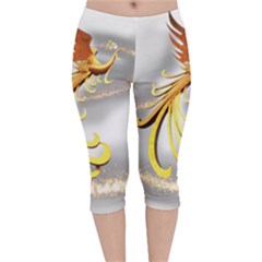 Phoenix Velvet Capri Leggings 